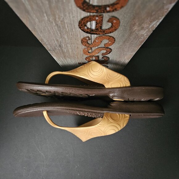 Okabashi Women's Flip Flops Made in USA Size L (9.5-10.5) - Picture 6 of 11